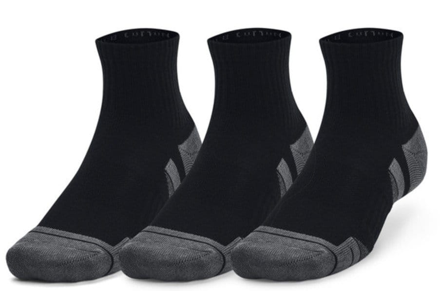 Ponožky Under Armour UA Performance Cotton 3p Qtr-BLK