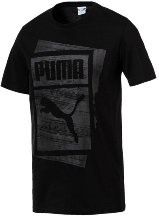 Tričko Puma Graphic Brand Box Tee Cotton Black