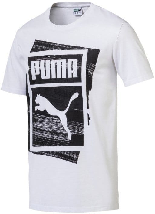 Tričko Puma Graphic Brand Box Tee White