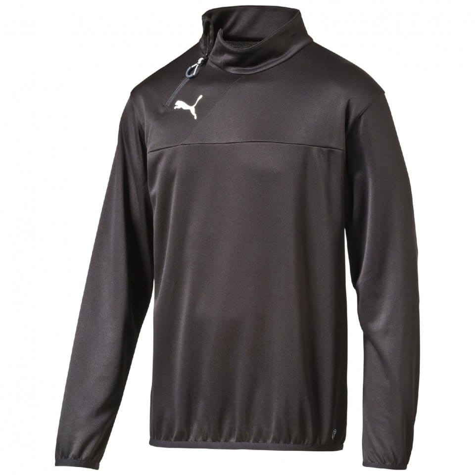 Tričko s dlhým rukávom Puma Esquadra 1 4 Zip Training Top black-blac
