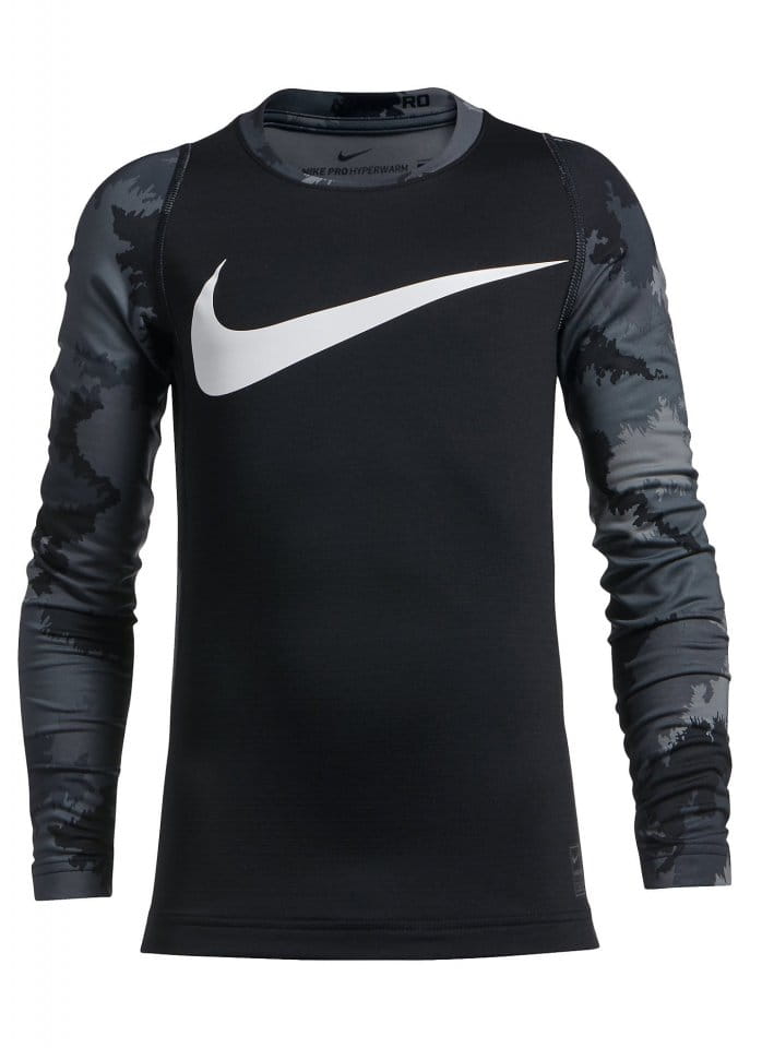 Tričko s dlhým rukávom Nike B NP HPRWM TOP LS AOP CREW