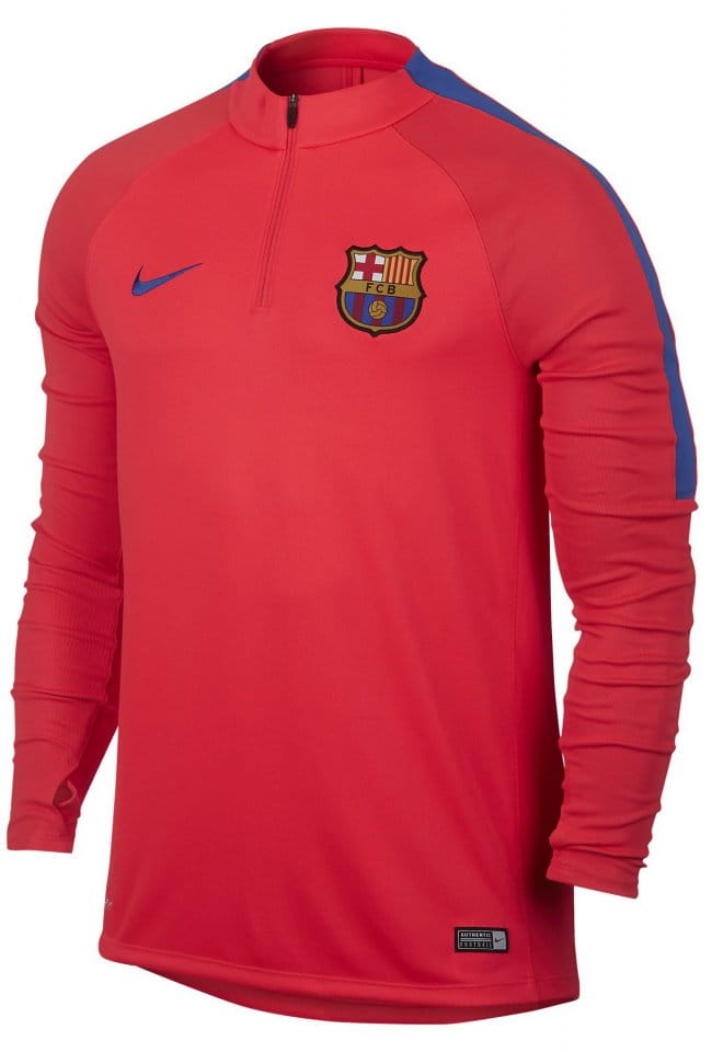 Tričko s dlhým rukávom Nike FCB M DRIL TOP SQD