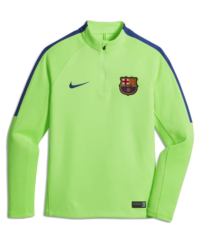 Tričko s dlhým rukávom Nike FCB Y NK SQD DRIL TOP