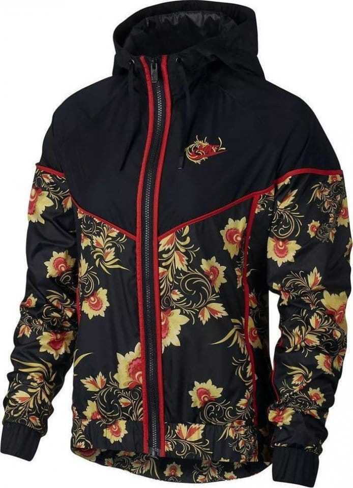 Bunda s kapucňou Nike NSW Floral Print Track Women's Jacket