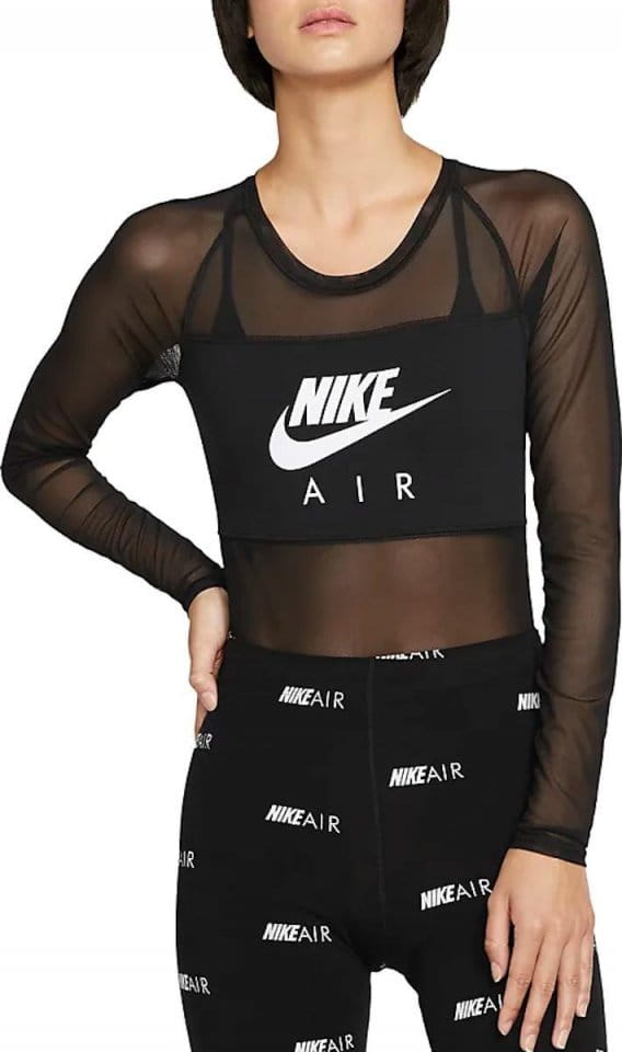 Tričko s dlhým rukávom Nike W NSW AIR BODYSUIT LS MESH