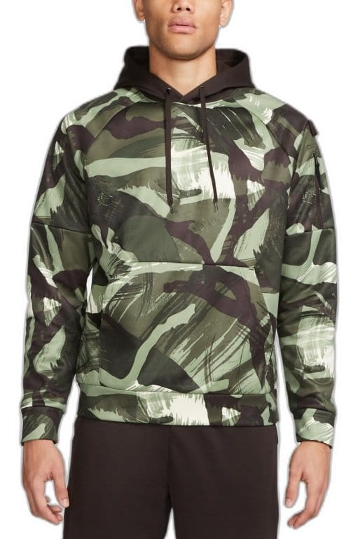 Mikina kapucňou Nike Therma-FIT Men s Allover Camo Fitness Hoodie