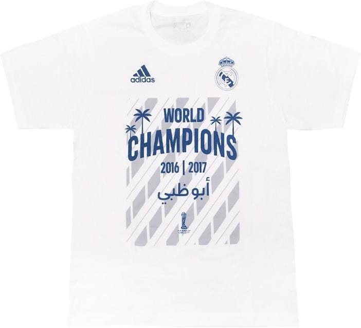 Tričko adidas real madrid world champions 17 kids
