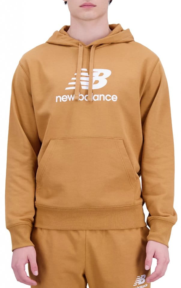 Mikina s kapucňou New Balance Essentials Stacked Logo French Terry