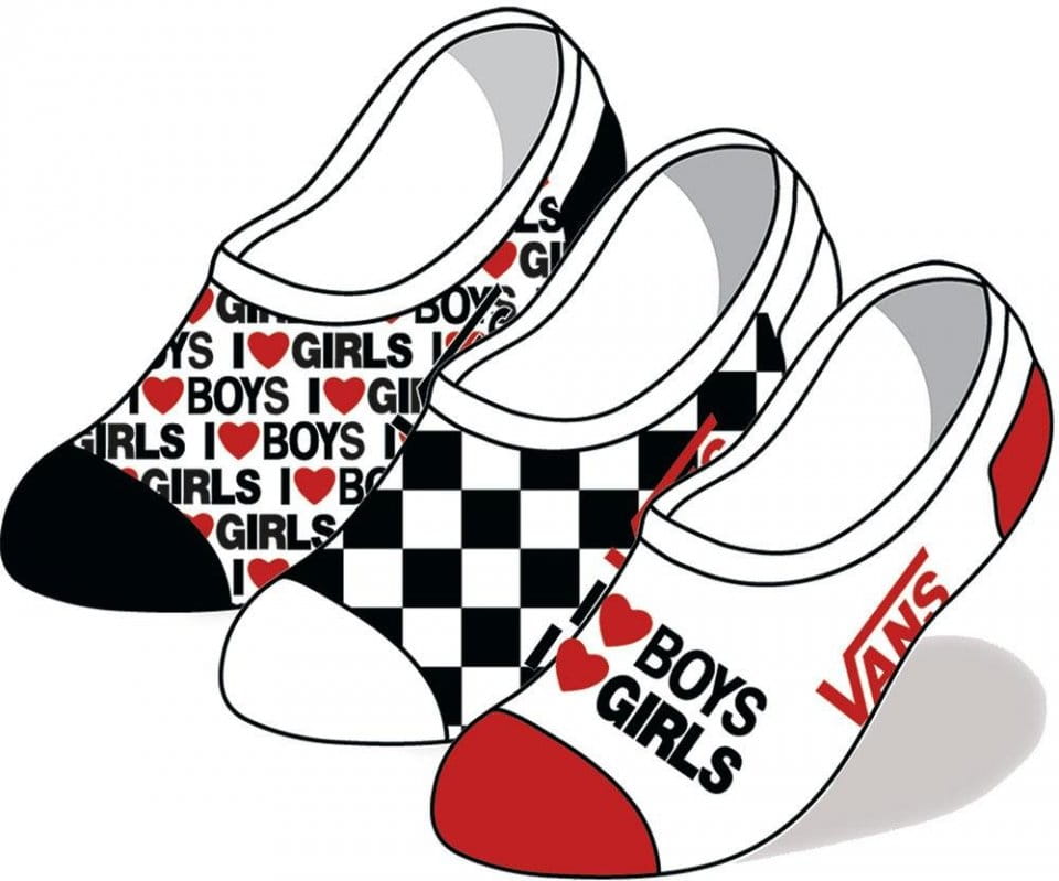 Ponožky Vans WM BOYS GIRLS CANOODLES 1-6 3PK